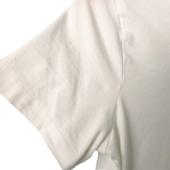 La Perla White Round Neck Basic Short Sleeve Top in Size Small - Picture 7 of 9